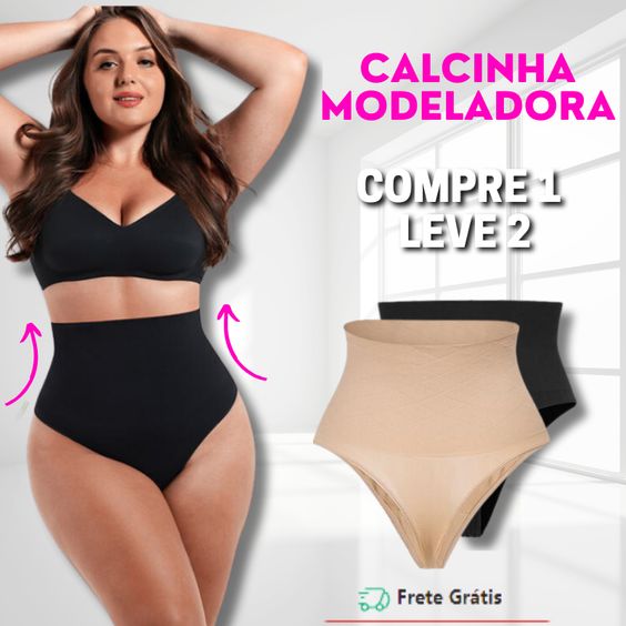 Calcinha modeladora-Efeito BodySculpt Compre 1 Leve 2