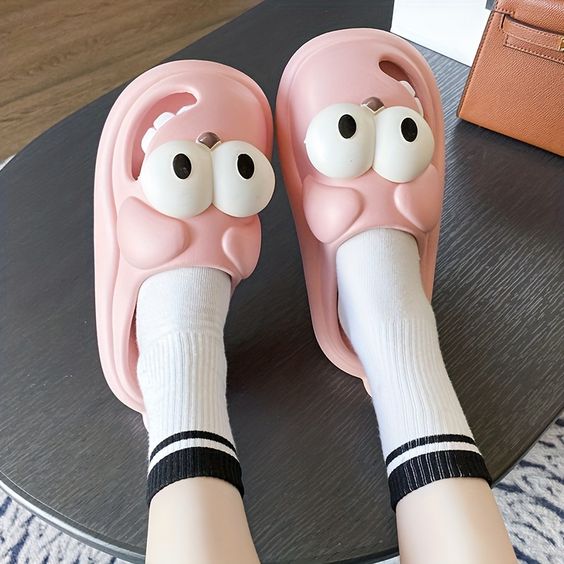 Chinelo Big Eyes Dog Slippers