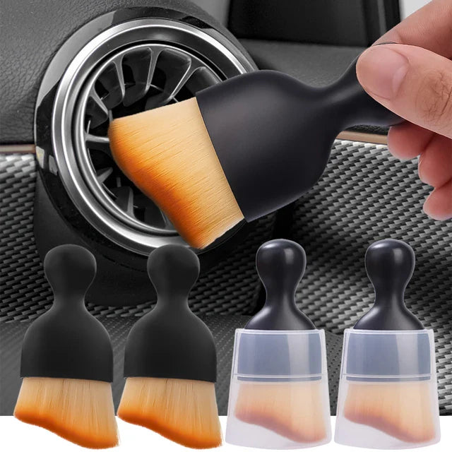 Mini Escova de Limpeza para Interior Automotivo - AutoBrush